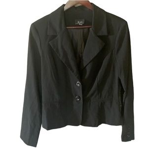 Byer California black blazer academia work professional college career